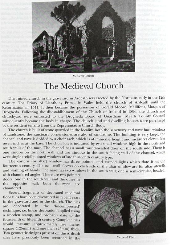 The Parish of Ardcath Clonalvy: Medieval Church